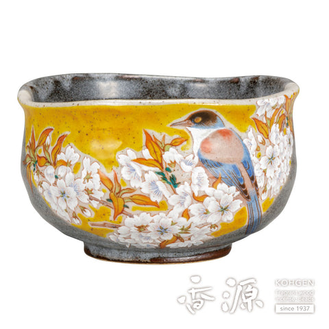 Kutani ware matcha bowl