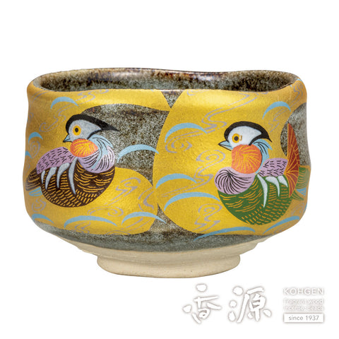 Kutani ware matcha bowl
