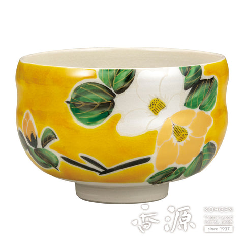 Kutani ware matcha bowl