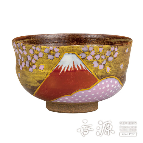 Kutani ware matcha bowl