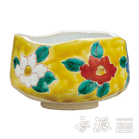 Kutani ware matcha bowl