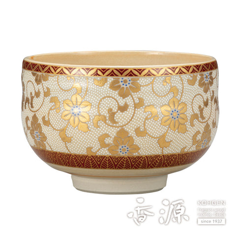 Kutani ware matcha bowl