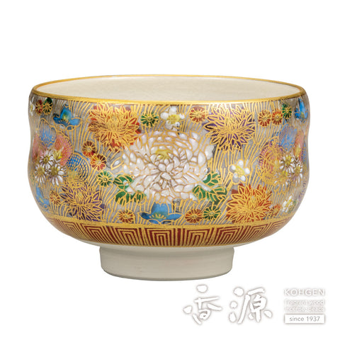 Kutani ware matcha bowl