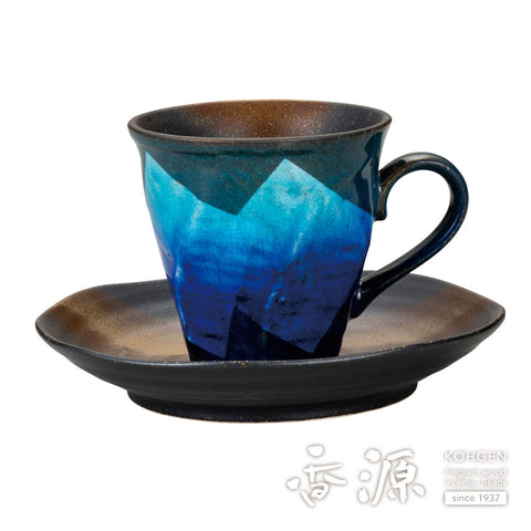 Kutani ware cup and saucer