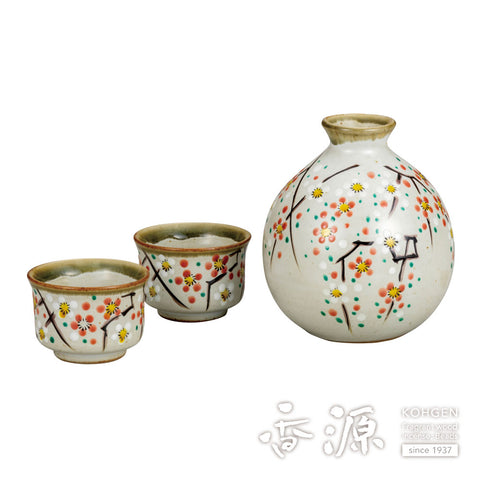Kutani ware evening drink set
