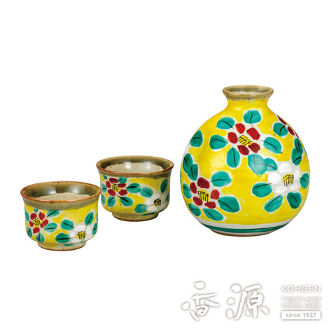 Kutani ware evening drink set