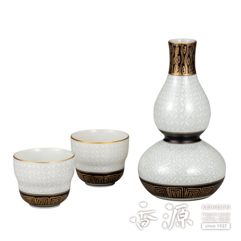 Kutani ware evening drink set