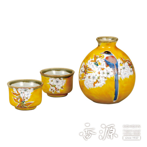 Kutani ware evening drink set