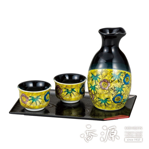 Kutani ware evening drink set