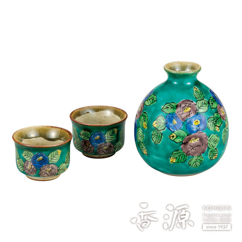 Kutani ware evening drink set