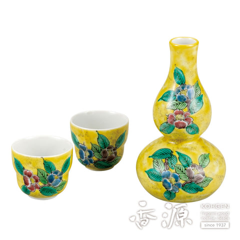 Kutani ware evening drink set