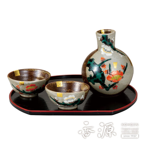 Kutani ware evening drink set
