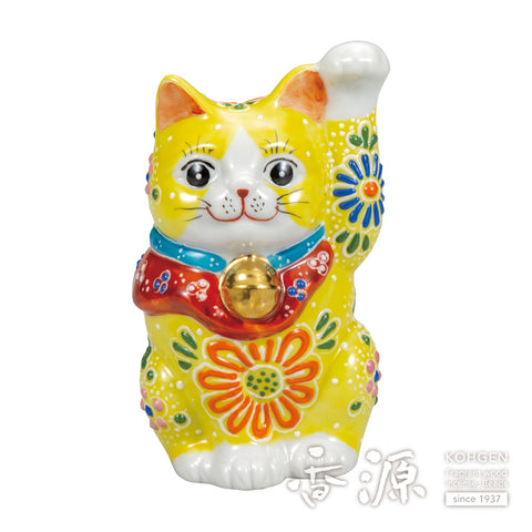 Kutani ware beckoning cat