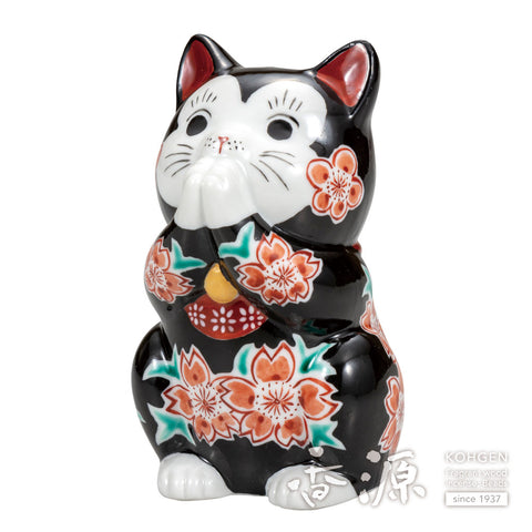 Kutani ware prayer cat