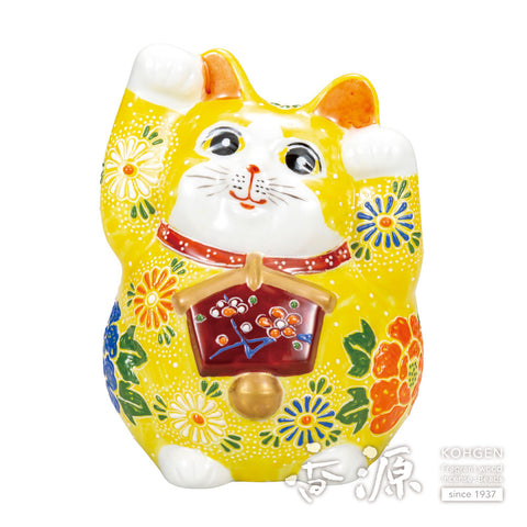 Kutani ware beckoning cat