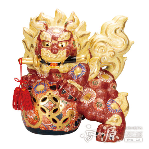 Kutani ware sword lion