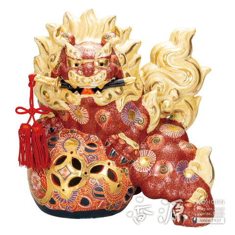 Kutani ware sword lion
