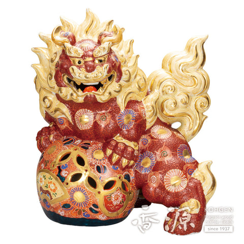 Kutani yaki lion