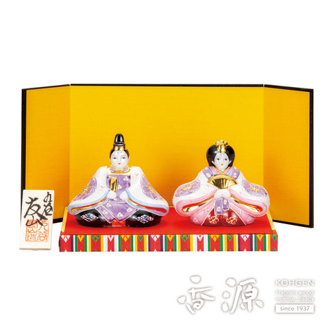 Kutani ware Hina dolls
