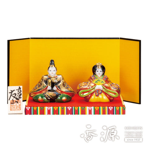 Kutani ware Hina dolls