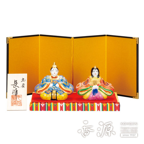 Kutani ware Hina dolls
