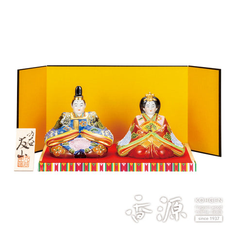 Kutani ware Hina dolls