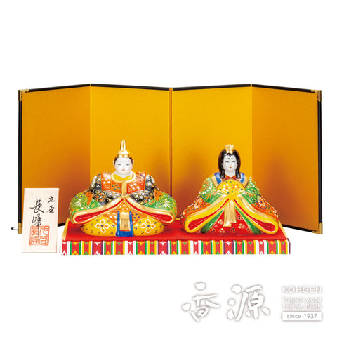 Kutani ware Hina dolls