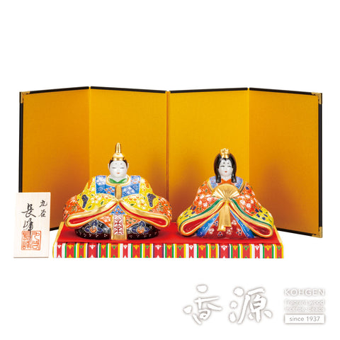 Kutani ware Hina dolls