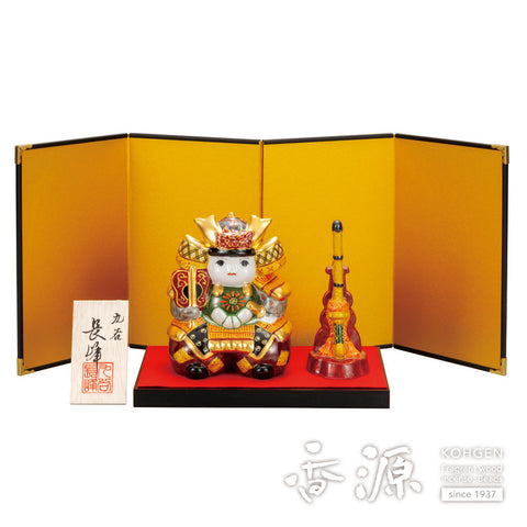 Kutani ware warrior/sword