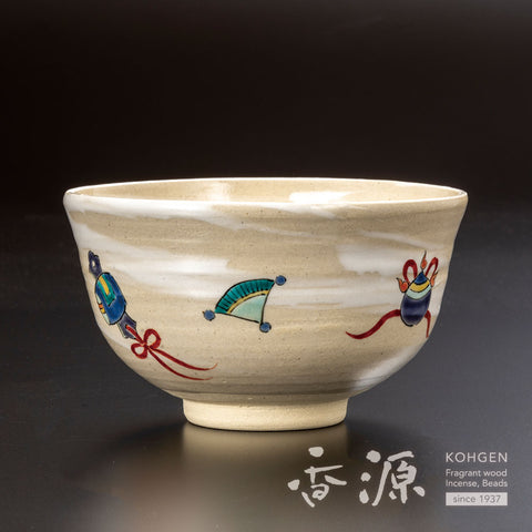 Kutani ware matcha bowl