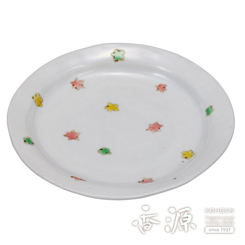 Kutani yaki bread plate