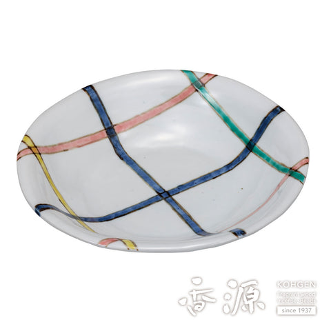 Kutani ware plate