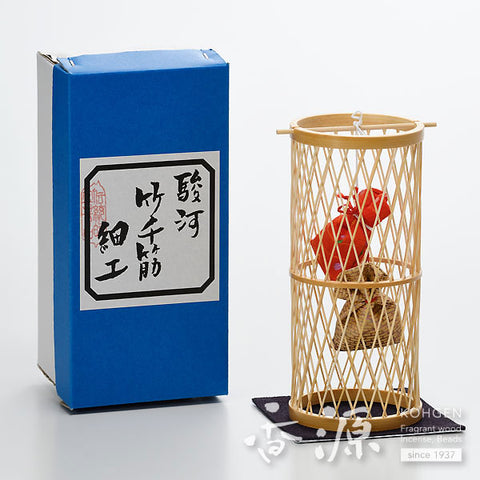 Kohgen Fragrance Sachet Ornament, Suruga Bamboo Basketry