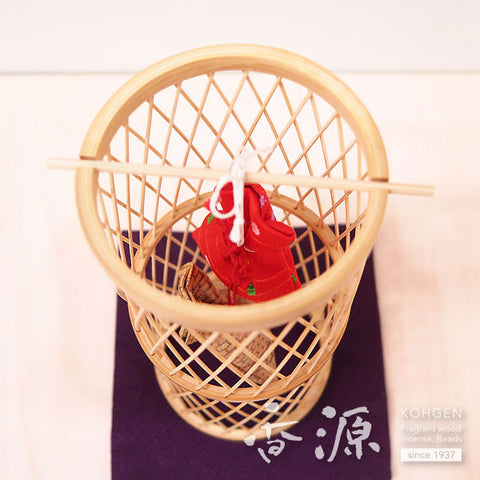 Kohgen Fragrance Sachet Ornament, Suruga Bamboo Basketry