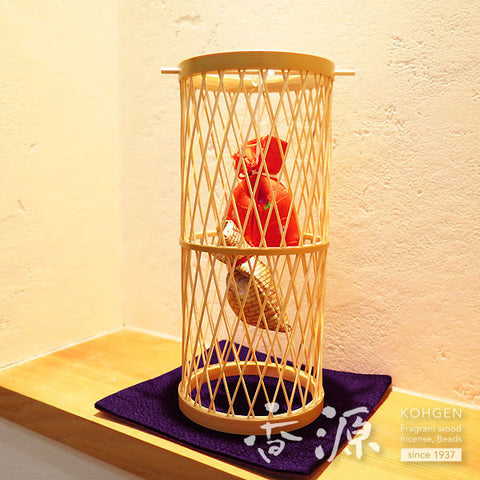 Kohgen Fragrance Sachet Ornament, Suruga Bamboo Basketry
