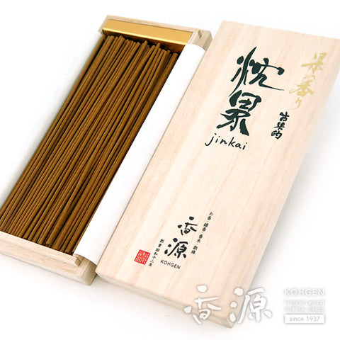 Kohgen Incense Sticks, Jinkai Agarwood, Limited Edition, Wooden Box