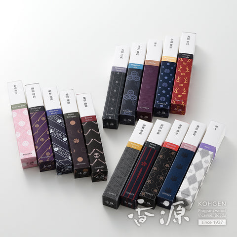 Kikohroku Series Sengoku Samurai Incense – Complete Set (All 15 Scents)