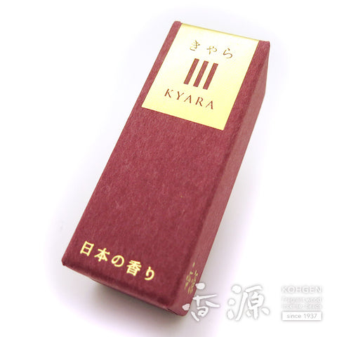 Kohgen Incense Sticks, Japanese Fragrance Series, Kyara 5 Mini Sticks