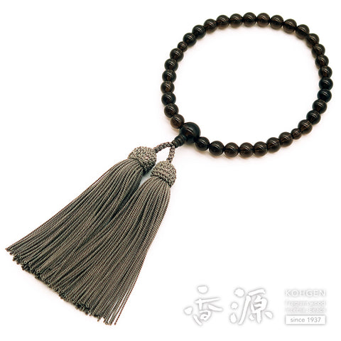 Women's Smoky Quartz Prayer Beads, 8mm Bead