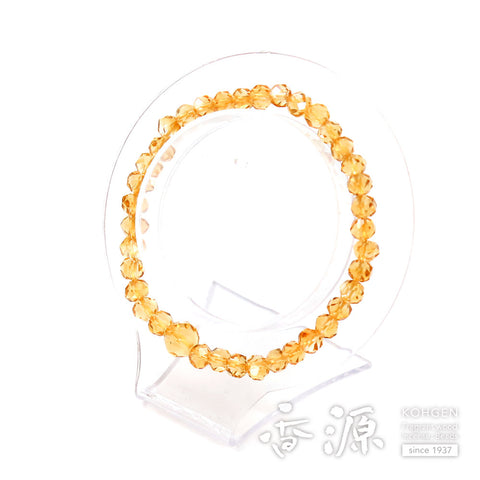Citrine Oval Bead Bracelet, Matching Set, Limited Edition