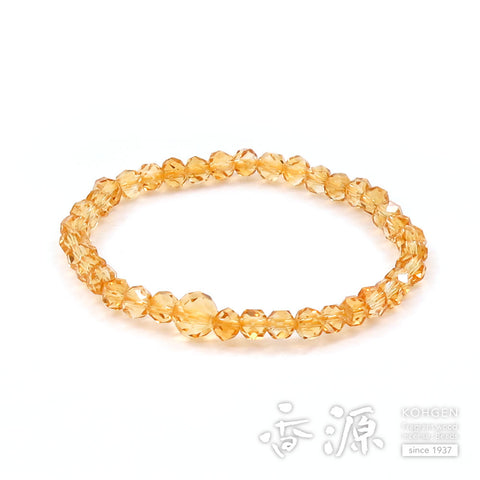 Citrine Oval Bead Bracelet, Matching Set, Limited Edition