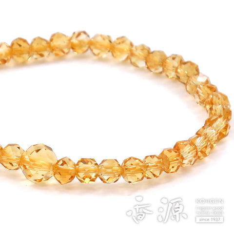 Citrine Oval Bead Bracelet, Matching Set, Limited Edition