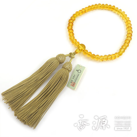 Women's Citrine Prayer Beads, Oval Bead, Limited Edition