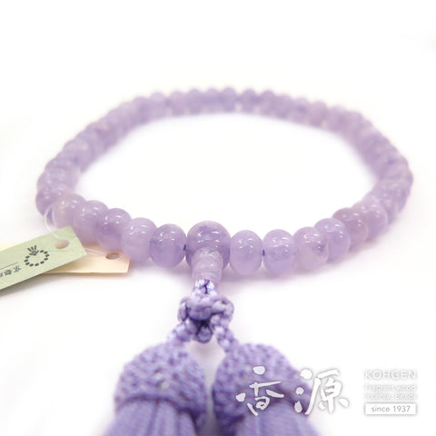 Women's Wisteria Cloud Stone Prayer Beads, Oval Bead, Limited Edition
