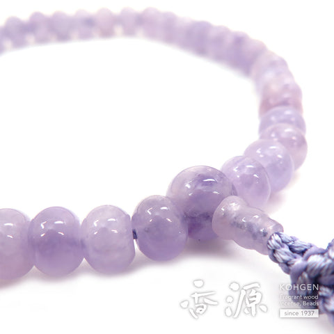 Women's Wisteria Cloud Stone Prayer Beads, Oval Bead, Limited Edition