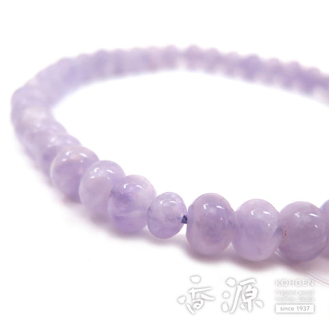 Women's Wisteria Cloud Stone Prayer Beads, Oval Bead, Limited Edition