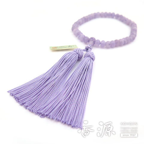 Women's Wisteria Cloud Stone Prayer Beads, Oval Bead, Limited Edition