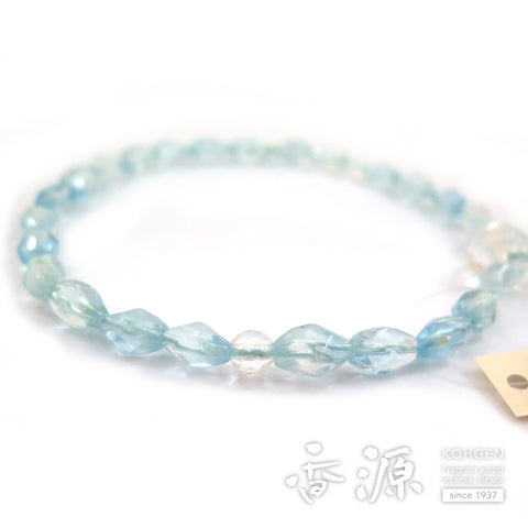Women's Aquamarine Prayer Beads, Chip-Style Crystal, Limited Edition