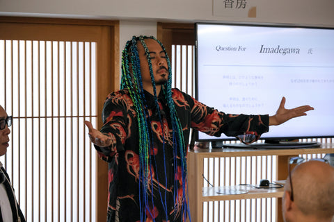 THE FRAGRANCE OF JAPANESE SPIRIT – Kento Mori performing his Ise Grand Shrine offering dance at the launch event
